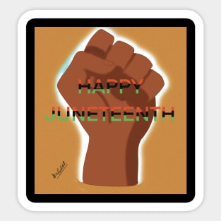 Happy Juneteenth Sticker